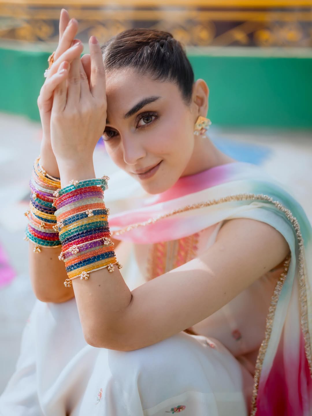 Multi Indian Original Viral Kashmiri Bangles 4 Ghunghru Kara 18 Bangles